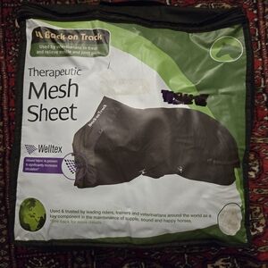 Back On Track Therapeutic Mesh Sheet, Black- 72